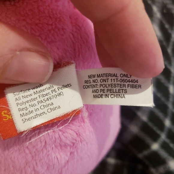 Juno Baby Pink Bunny Plush Stuffed Animal Juno's Rythm 13" Toy Girl's Doll EUC - Picture 7 of 7